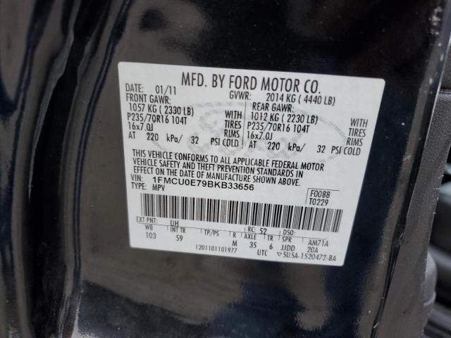 Photo 10 from auction – 2011 FORD ESCAPE LIM with VIN 1FMCU0E79BKB33656