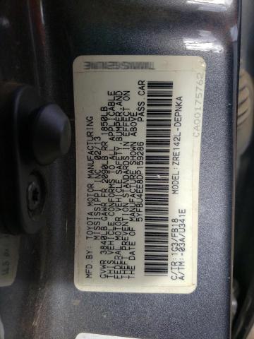 Photo 10 from auction – 2013 TOYOTA COROLLA BA with VIN 5YFBU4EE8DP159286
