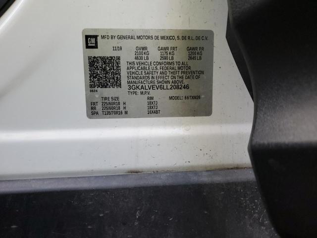 Photo 10 from auction – 2020 GMC TERRAIN SL with VIN 3GKALVEV6LL208246