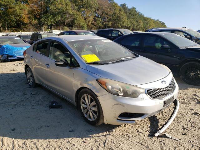 KIA FORTE EX 2014 with VIN KNAFX4A87E5141611 - Photo from auction