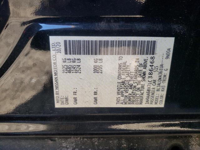 Photo 10 from auction – 2020 NISSAN MAXIMA S with VIN 1N4AA6BV7LC386468