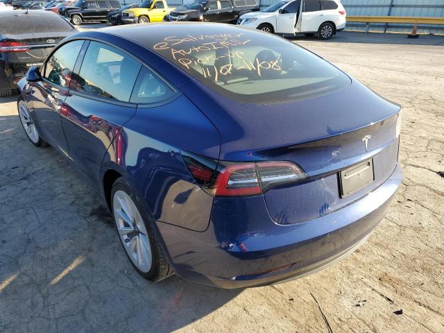 Photo 3 from auction – 2022 TESLA MODEL 3 with VIN 5YJ3E1EA1NF303805