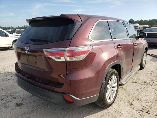 Photo 4 from auction – 2016 TOYOTA HIGHLANDER with VIN 5TDZARFH4GS018482