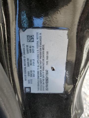 Photo 10 from auction – 2012 CHEVROLET CAMARO LS with VIN 2G1FA1E35C9170647