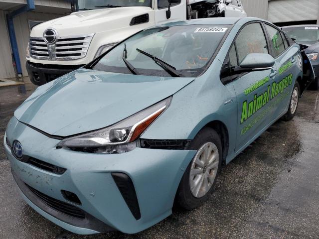 Photo 2 from auction – 2019 TOYOTA PRIUS with VIN JTDKARFU4K3101399