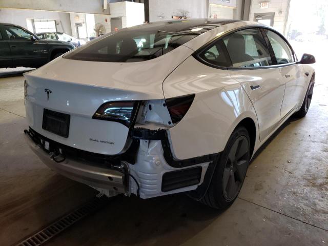 Photo 4 from auction – 2022 TESLA MODEL 3 with VIN 5YJ3E1EB2NF162185