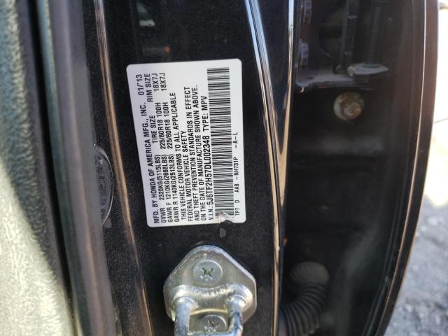 Photo 10 from auction – 2013 HONDA CROSSTOUR with VIN 5J6TF2H57DL002348
