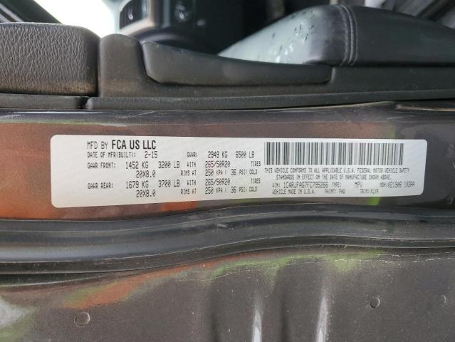 Photo 10 from auction – 2015 JEEP GRAND CHER with VIN 1C4RJFAG7FC795266