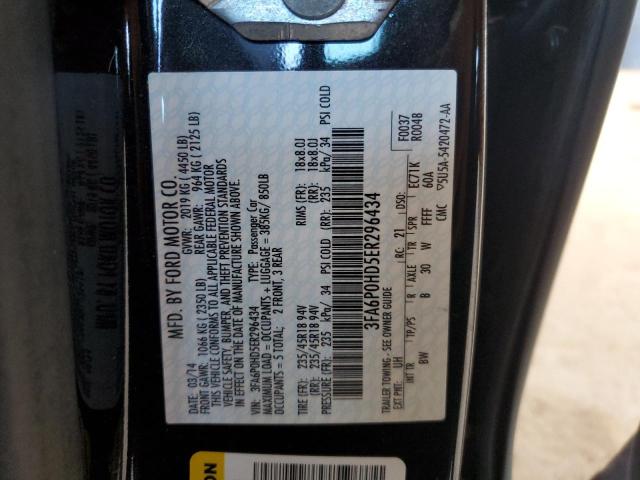Photo 10 from auction – 2014 FORD FUSION SE with VIN 3FA6P0HD5ER296434