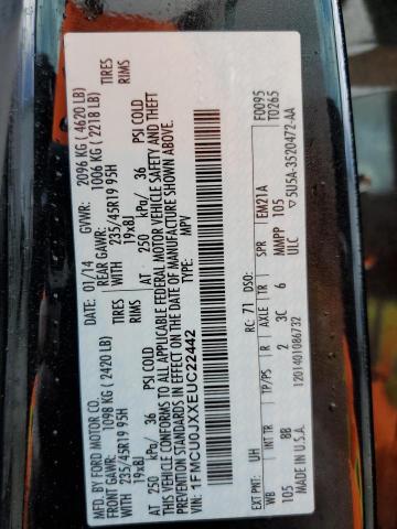 Photo 10 from auction – 2014 FORD ESCAPE TIT with VIN 1FMCU0JXXEUC22442