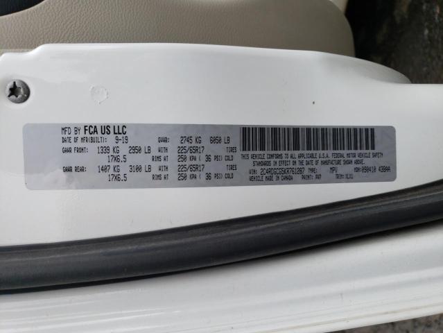Photo 10 from auction – 2019 DODGE GRAND CARA with VIN 2C4RDGCG5KR761287