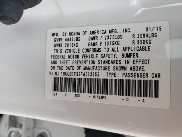 Photo 10 from auction – 2015 ACURA TLX TECH with VIN 19UUB1F57FA013255