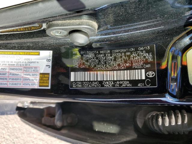 Photo 10 from auction – 2013 TOYOTA PRIUS with VIN JTDKN3DU2D1681061