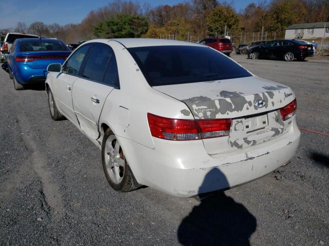 Photo 3 from auction – 2006 HYUNDAI SONATA with VIN 5NPEU46F06H153907