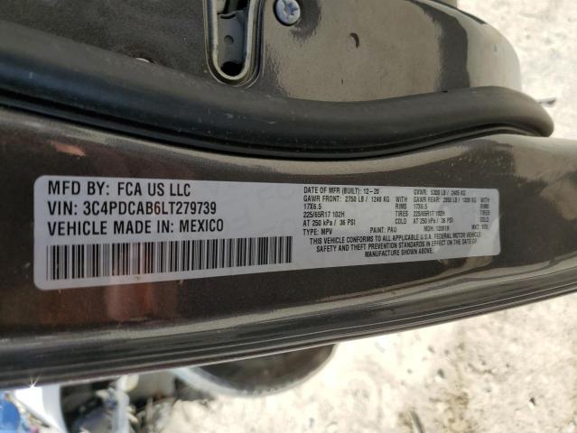 Photo 10 from auction – 2020 DODGE JOURNEY SE with VIN 3C4PDCAB6LT279739