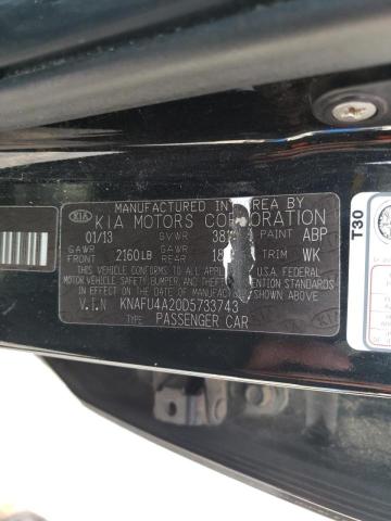 Photo 10 from auction – 2013 KIA FORTE EX with VIN KNAFU4A20D5733743