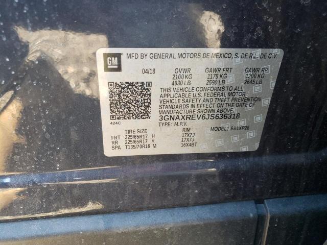 Photo 10 from auction – 2018 CHEVROLET EQUINOX LS with VIN 3GNAXREV6JS636318