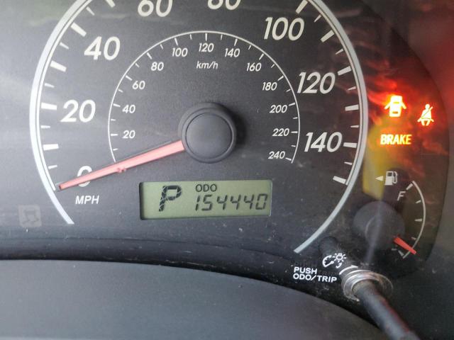 Photo 8 from auction – 2009 TOYOTA COROLLA BA with VIN JTDBL40E799066153