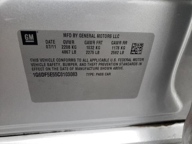 Photo 10 from auction – 2012 CADILLAC CTS LUXURY with VIN 1G6DF5E55C0103083