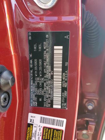 Photo 10 from auction – 2020 TOYOTA HIGHLANDER with VIN 5TDDZRBH1LS051653