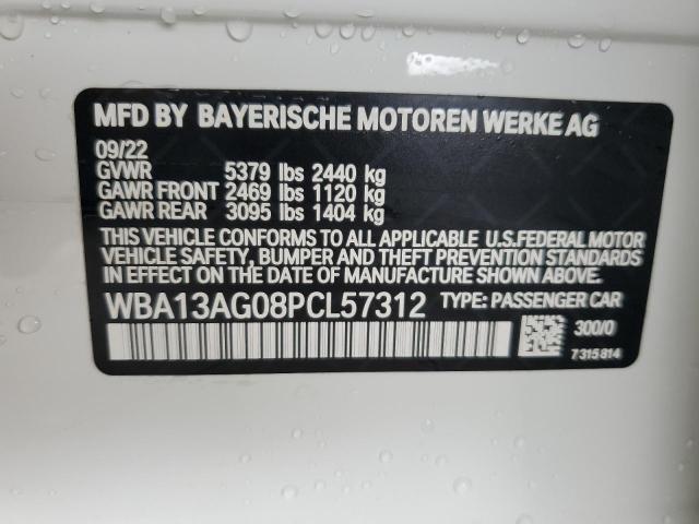 Photo 10 from auction – 2023 BMW 530E with VIN WBA13AG08PCL57312