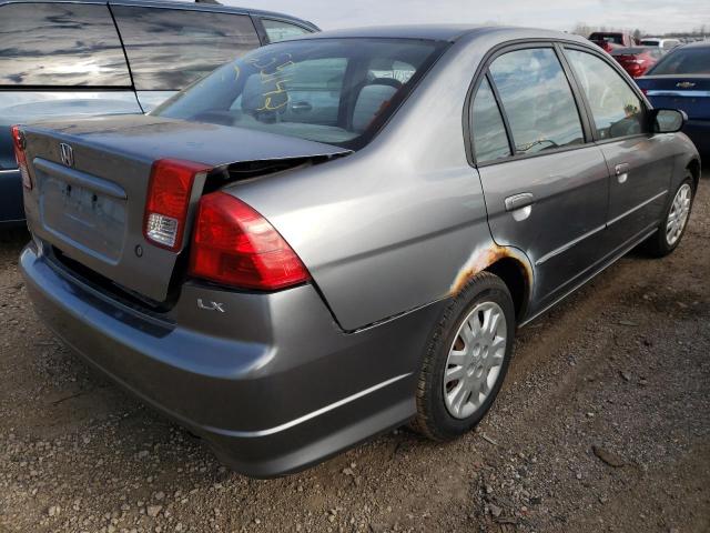 Photo 4 from auction – 2005 HONDA CIVIC LX with VIN 2HGES166X5H608078