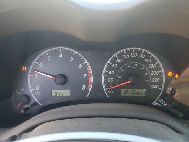 Photo 8 from auction – 2009 TOYOTA COROLLA BA with VIN 2T1BU40E49C084536
