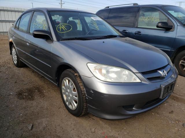 Photo 1 from auction – 2005 HONDA CIVIC LX with VIN 2HGES166X5H608078