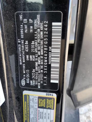 Photo 10 from auction – 2015 KIA OPTIMA LX with VIN 5XXGM4A78FG512442