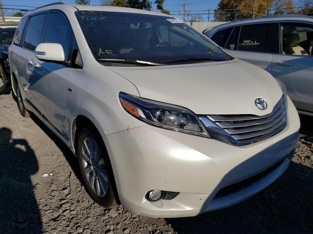 TOYOTA SIENNA XLE 2017 with VIN 5TDDZ3DC5HS153317 - Photo from auction