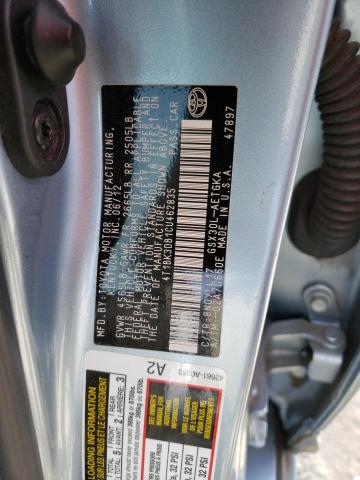 Foto 10 de la subasta – 2012 TOYOTA AVALON BAS con VIN 4T1BK3DB1CU462835