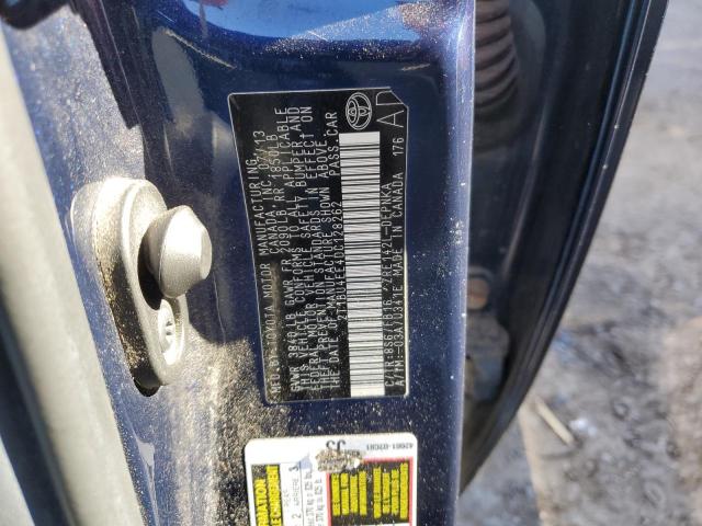 Photo 10 from auction – 2013 TOYOTA COROLLA BA with VIN 2T1BU4EE4DC128262