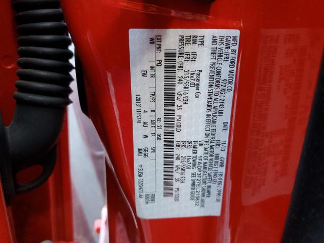 Photo 10 from auction – 2014 FORD FOCUS SE with VIN 1FADP3F27EL215832