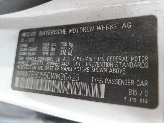 Photo 10 from auction – 2012 MINI COOPER COU with VIN WMWZB3C55CWM30423