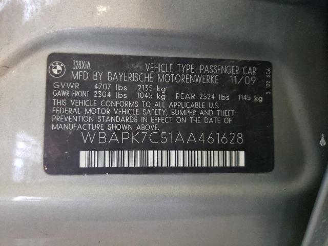 Photo 10 from auction – 2010 BMW 328 XI with VIN WBAPK7C51AA461628
