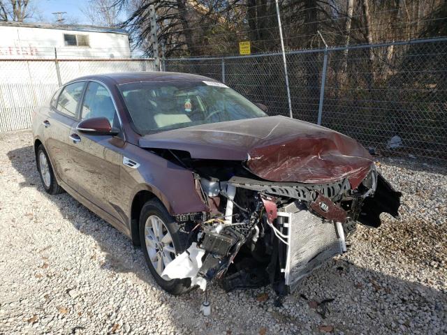 KIA OPTIMA LX 2016 with VIN 5XXGT4L39GG118172 - Photo from auction