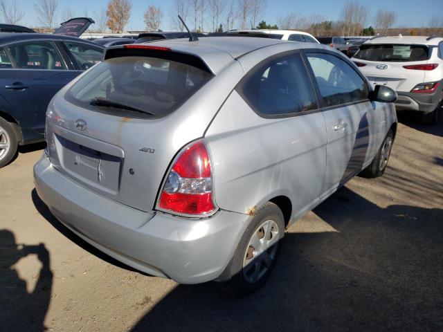 Photo 4 from auction – 2007 HYUNDAI ACCENT BAS with VIN KMHCN35C37U035357