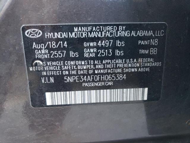 Photo 10 from auction – 2015 HYUNDAI SONATA SPO with VIN 5NPE34AF0FH065384