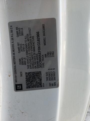 Photo 10 from auction – 2019 CHEVROLET SILVERADO with VIN 3GCNWAEF0KG182966