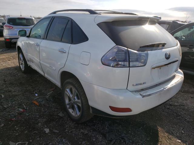 Photo 3 from auction – 2008 LEXUS RX 400H with VIN JTJHW31U682857134