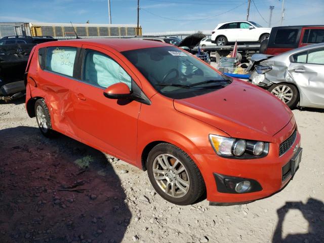 CHEVROLET SONIC LT 2012 with VIN 1G1JC6SHXC4215313 - Photo from auction