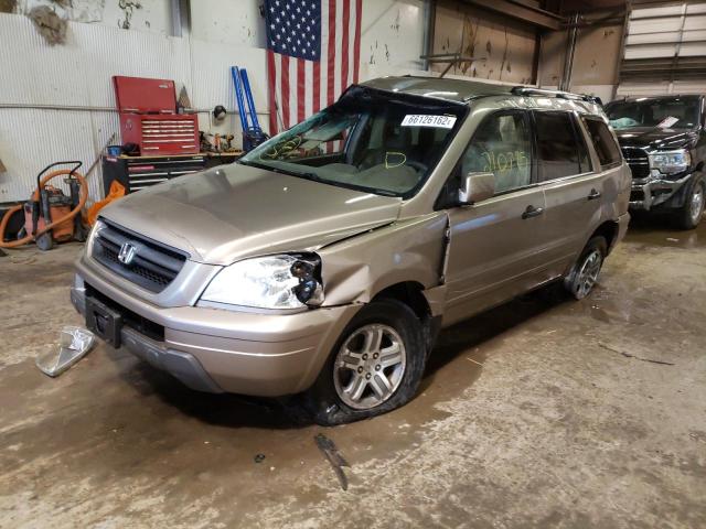 Photo 2 from auction – 2003 HONDA PILOT EXL with VIN 2HKYF18643H552978