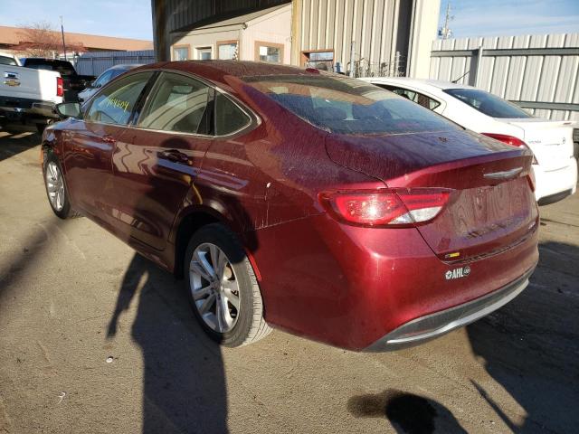 Photo 3 from auction – 2015 CHRYSLER 200 LIMITE with VIN 1C3CCCAB8FN670188