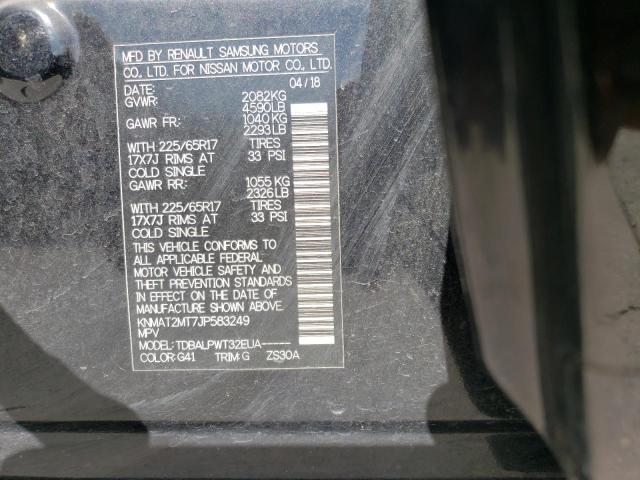 Photo 10 from auction – 2018 NISSAN ROGUE S with VIN KNMAT2MT7JP583249