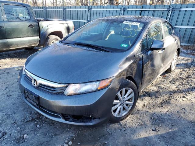 Photo 2 from auction – 2012 HONDA CIVIC EXL with VIN 2HGFB2F99CH331473