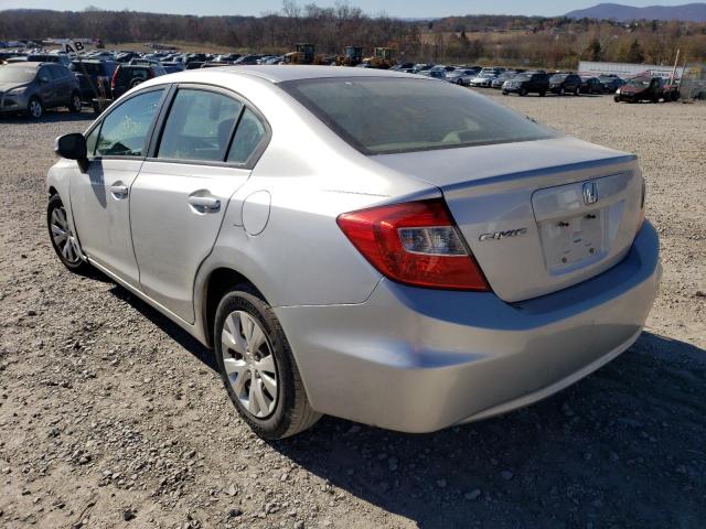 Photo 3 from auction – 2012 HONDA CIVIC LX with VIN 19XFB2F58CE089136