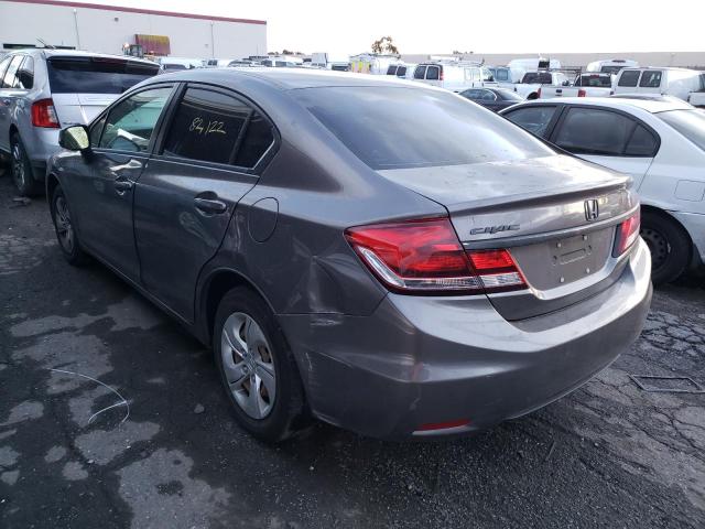 Photo 3 from auction – 2013 HONDA CIVIC LX with VIN 19XFB2F59DE249834
