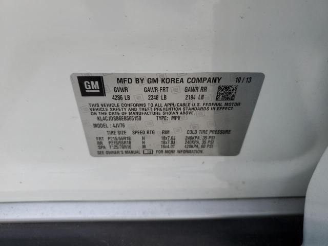 Photo 10 from auction – 2014 BUICK ENCORE PRE with VIN KL4CJDSB6EB565150