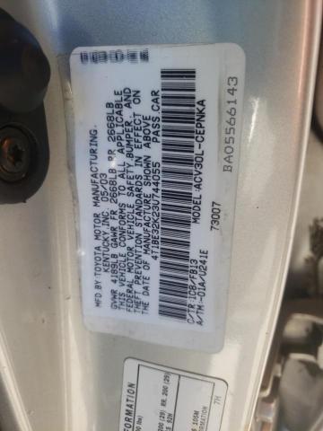 Photo 10 from auction – 2003 TOYOTA CAMRY LE with VIN 4T1BE32K23U744055