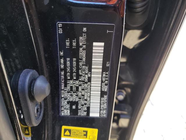 Photo 10 from auction – 2019 TOYOTA HIGHLANDER with VIN 5TDZARFH9KS049428